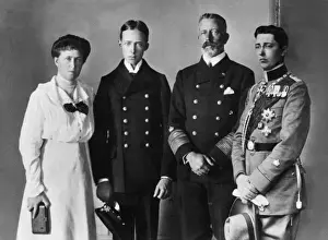 Prince Henry of Prussia with his family