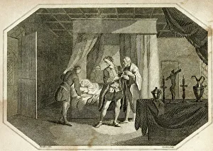 Images Dated 17th March 2017: Prince Henry removing the crown from his father's pillow