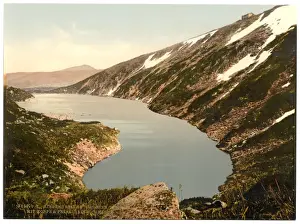 Prince Henrys House and the Large Pond, Riesengebirge, Germ