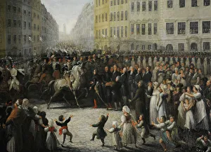Prince Jozef Poniatowski entering Krakow on July 15, 1809