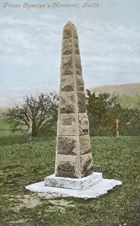 Builth Prints: Prince Llywelyns Monument, Builth