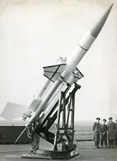 Coates Collection: Prince Philip inspecting a Bristol Bloodhound surface-t?