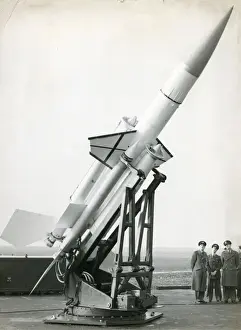 Pike Prints: Prince Philip inspecting a Bristol Bloodhound surface-t?
