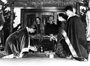 Nativity Prints: Prince Philip performing in a Nativity play at Gordonstoun