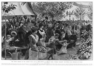 Prince and Princess of Wales at Bishops Park, Fulham