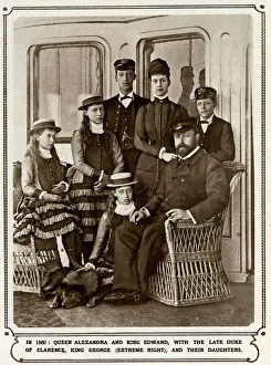 Fife Prints: Prince and Princess of Wales with their five children