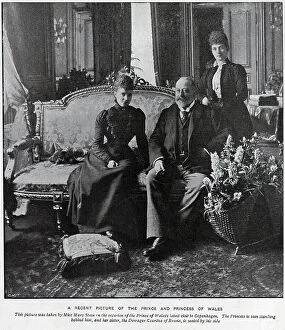 Copenhagen Collection: The Prince and Princess of Wales and Dowager of Russia