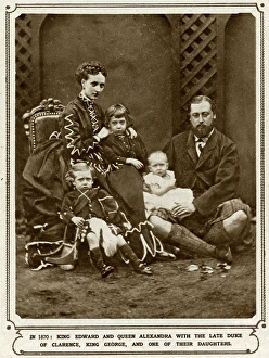 Prince & Princess of Wales with two sons and Princess Maud Prince & Princess of Wales with two sons and Princess Maud