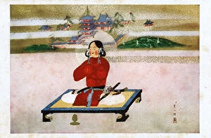 Praying Collection: Prince Shotoku Taishi - son of 31st Emperor Yomei-tenno