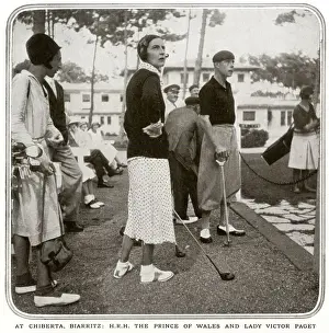 The Prince of Wales, Chiberta golf course, Biarritz, 1931