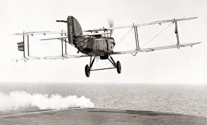 Prince of Wales in Fairey biplane, HMS Glorious, 1930 s