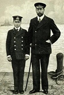 Cadet Prints: Prince of Wales (future George V) and Edward of Wales