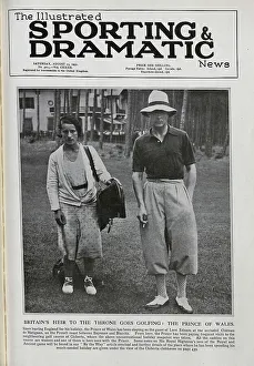 Eighth Prints: Prince of Wales Golfing