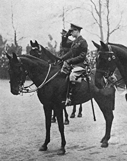Cavan Prints: Prince of Wales at Guards victory march, 1919