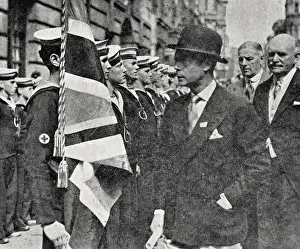 Supporter Prints: Prince of Wales inspecting boys from Training Ship Arethusa