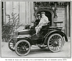 Images Dated 12th May 2017: Prince of Wales & John Douglas-Scott-Montagu 1900