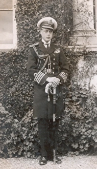 Absence Gallery: Prince of Wales (later Edward VIII) in naval uniform