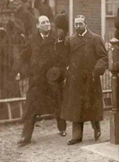 Guys Prints: Prince of Wales (later George V) at football match
