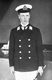 Images Dated 23rd July 2012: Prince of Wales as a midshipman