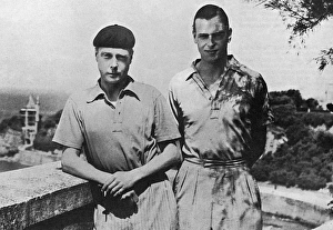 Prince of Wales and Prince George at Biarritz Prince of Wales and Prince George at Biarritz