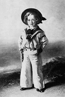 The Prince of Wales in a sailor suit