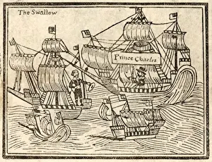 Broadside Prints: Prince of Wales Squadron