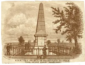 Havelock Prints: Prince of Wales visit to India in 1876 - Havelock Tomb