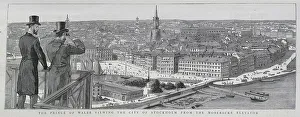 Viewing Prints: The Prince of Wales visits Stockholm