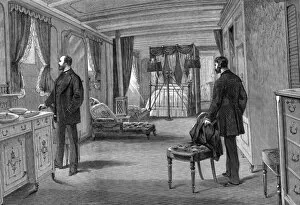 Images Dated 2nd December 2016: The Prince of Waless bedroom on board HMS Serapis
