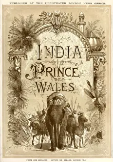 Elephants Prints: Prince of Waless Tour of India 1875