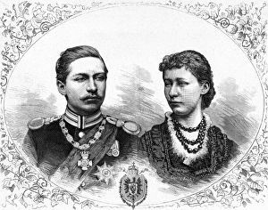 Images Dated 29th December 2010: Prince Wilhelm and Princess Auguste Viktoire