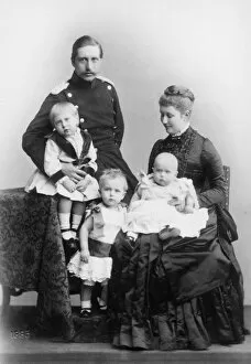 Adalbert Gallery: Prince Wilhelm of Prussia with his family