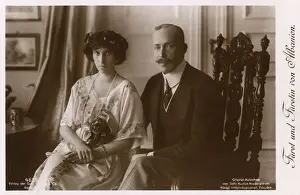 Sophie Prints: Prince William of Wied, Prince of Albania and his wife