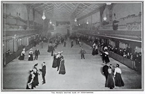 Skaters Collection: Prince's Skating Club at Knightsbridge 1900