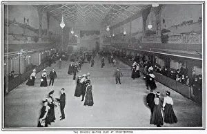 Skaters Collection: Prince's Skating Club at Knightsbridge 1900