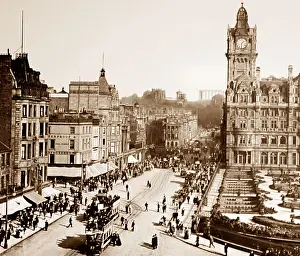 Princes Street, Edinburgh, Scotland - Victorian period