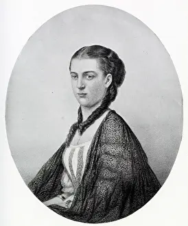 Princess Alexandra of Denmark (1844 - 1925), at the time of her marriage to Albert Edward, Prince of Wales, later King Edward VII. Date: 1863