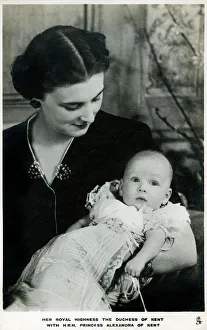 Olga Prints: Princess Alexandra with her Mother Princess Marina