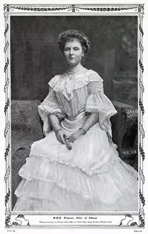 Princess Alice of Albany, later Countess of Athlone (1883 - 1981), member of the British royal family. She was one of the longest-lived British royals and was the last surviving grandchild of Queen Victoria