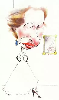 Images Dated 3rd February 2011: Princess Anne caricature