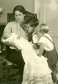 Georg Collection: Princess Cecile of Greece and Hesse with children