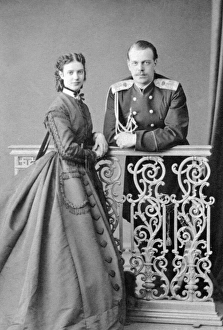 Princess Dagmar of Denmark and her fiance Tsar Alexander III Princess Dagmar of Denmark and her fiance Tsar Alexander III