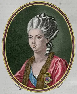 Federation Prints: Princess Daschkaw (18th c), lady of Honour to Catherine II o