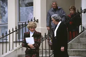 Princess Diana visiting Truro, Cornwall