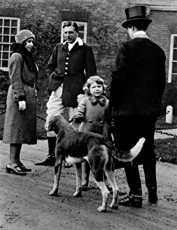 Images Dated 30th October 2015: Princess Elizabeth as a hunting enthusiast