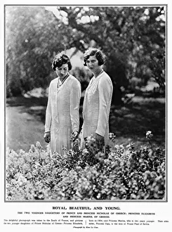 Princess Elizabeth and Marina of Greece