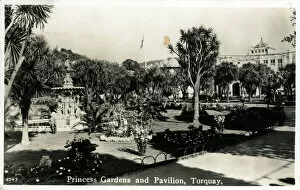 Torbay Collection: Princess Gardens & Pavilion, Torquay, Devon