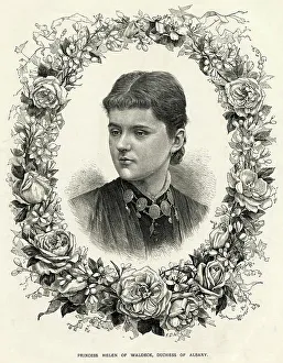 Albany Collection: Princess Helena of Waldeck, Duchess of Albany