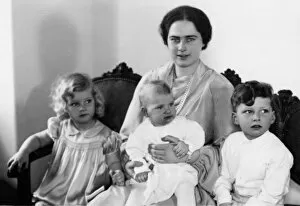 Archduchess Gallery: Princess Ileana of Romania and her children