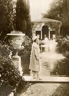 Princess Karageorgevitch at the Villa Fiorentiana, Cannes